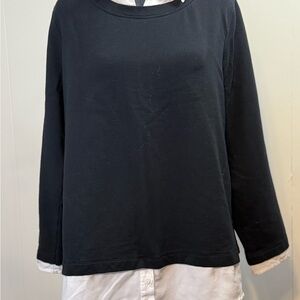 Isaac Mizrahi Live! Black and White Top